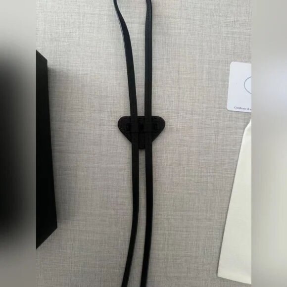Prada Saffiano Leather Bolo Tie Unisex
